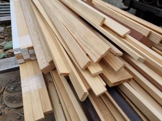 Mixed Lot of Softwood & Hardwood Boards, Edging, & More
