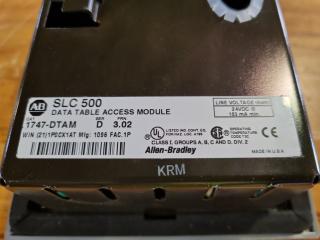Allen Bradley SLC500 Data Table Access Module