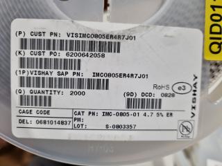 12,600x Vishay Wirewound Inductors, Bulk Lot, New