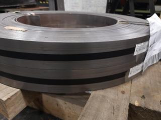 2x Rolls of Cold Rolled Steel Strips, 3x75mm Size