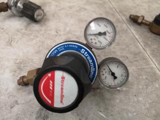 5x Assorted Welding Gas Regulators