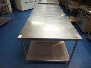 Large Stainless Prep Bench