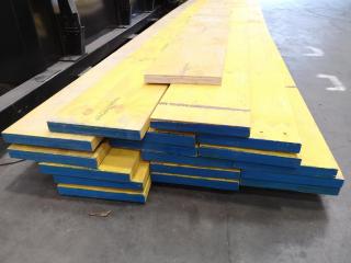 18x Laminated Veneer Timber Boards