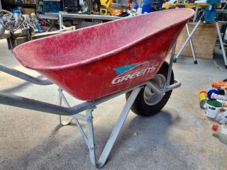 Worksite Steel Wheelbarrow by Greens