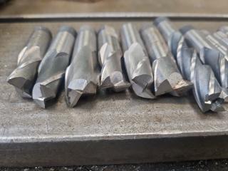 Large Lot of Metric End Mills 