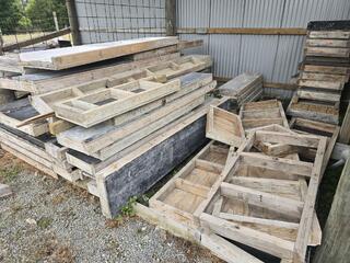 Lot of Timber and Plywood Concrete Formwork