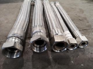 4x Industrial Flexable Water Hoses