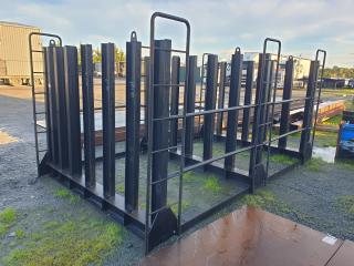 Large Plate Steel Storage Frame