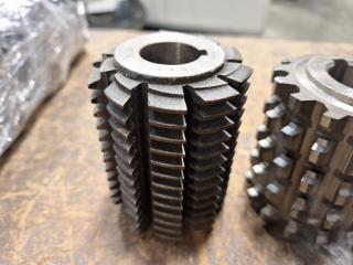 4 x Gear Hobber Cutters