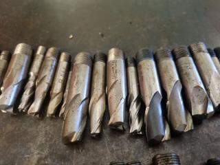 Large Lot of Milling Machine Endmills 