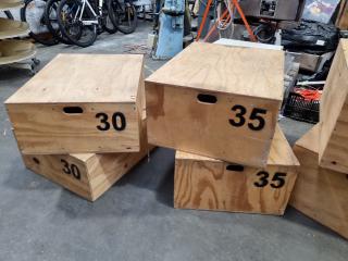 10x Plyometric Fitness Boxes