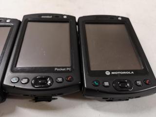 4x Symbol Motorola MC50 Mobile Handheld Computers w/ Charging Cradle