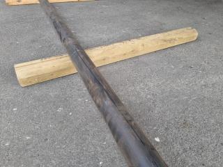 3.9m Steel Pipe, 75mm Diameter