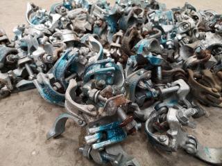 86x Fixed 90-Degree Scaffolding Clamps