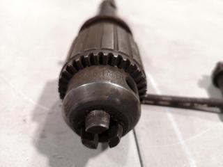13mm Keyed Drill Chuck w/ Morse Taper Mount