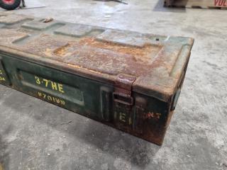 Vintage WWIi 3.7-inch HE Shell Case