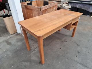 Vintage Wood Office Desk