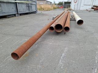 Assorted Large Steel Pipes