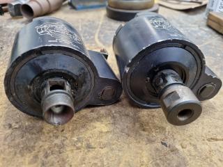 2x Vintage Tapmatic NCR50 Taping Heads