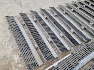 16x Stainless Steel Channel DraIn Grates