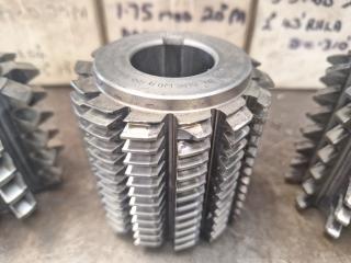 4 x Gear Hobber Cutters