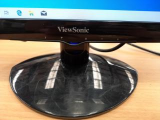 2x ViewSonic 19"" LED Computer Monitors