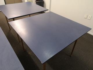 4x Matching Square Cafe Tables