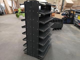 Medium Duty Double Sided Steel Shelving Unit