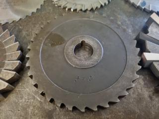 6 Milling Machine Blades 