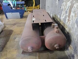 Pair of Compressor Pressure Tanks