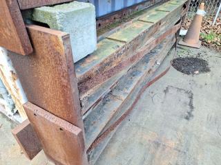 Lot of Large Steel Beams