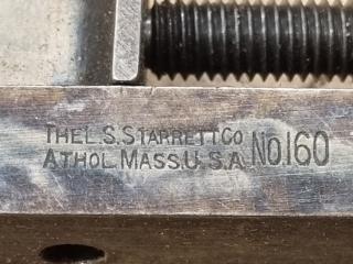 Starrett No.160 Toolmakers 50mm Clamp w/ Spare Jaw + Mini Right Angle Bar
