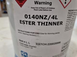 PPG Ester Thinner Approx 3 litres
