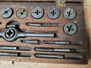 Vintage Antique Thread Tap & Die Set by Wiley & Russell Co