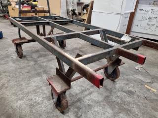 Heavy Duty Steel Platform Trolley Frame
