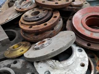 Assorted Heavy Industrial Pipe Covers and Rings