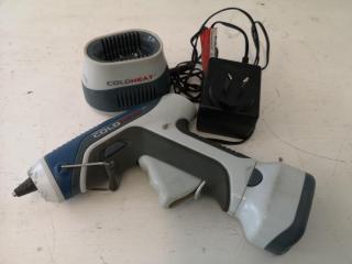 Cabac GT700K Soldering Iron Kit & Cold Heat Battery Powered Glue Gun