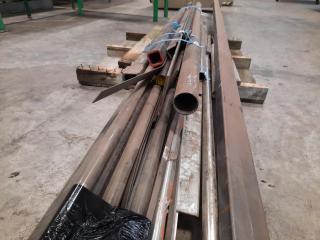 Assorted Lot of Steel Piping and Scrap Metal