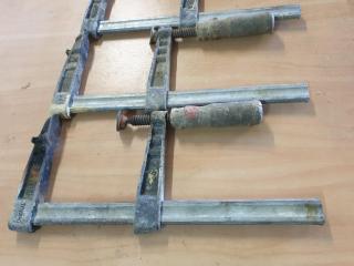 4 x Besse 10" F Clamps