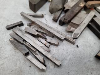 Assorted Lathe Tooling Inserts, Cutting Bars