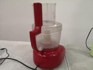 Kitchen Aid Food Processor & Cuisinart Ice Cream Majer, Missing Components