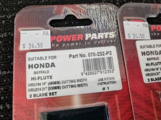 4x Replacement Mower Blade Sets for Honda Lawnmowers