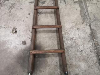 Vintage Antique Wooden Ladder