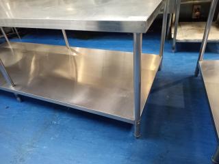 Large Stainless Prep Bench