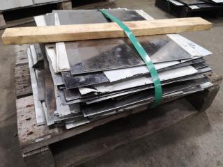 Assorted Off-cut Sheets of Stainless Steel