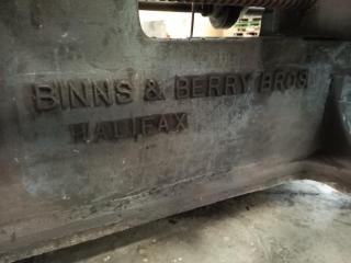 Very Large Binns & Berry Lathe