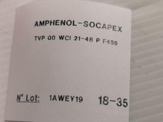 14x Amphenol Socapek Aviation Grade Circuit Board Standoff Recepticals