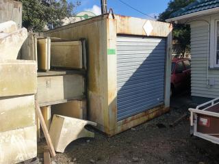 Large Portable Dangerous Goods Shed and Contents