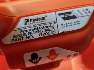 Paslode Cordless FrameMaster Li Framing Nailer