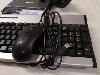 Acer Veriton N282G Ultra Slim Desktop Computer, w/ Keyboard & Mouse